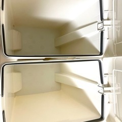 【取引中】ゴミ箱45L 2つ　フットペダルの画像