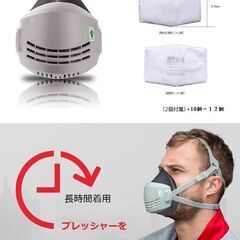 フィルター交換式 防塵マスク ダストフィルター 各種粉じん 花粉...