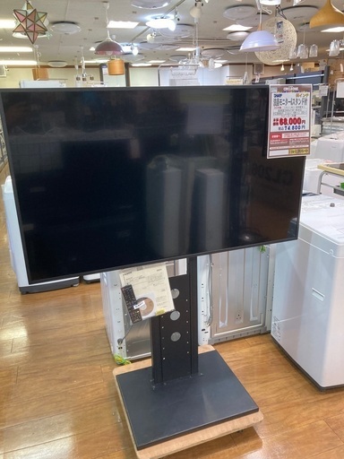 D1*109【ご来店いただける方限定】55型液晶ディスプレイ\u0026スタンド台（SHARP）