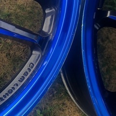 RAYS 57 ULTIMATE グラムライツ PCD100 4H 17×7J ＋50 アクア シビック等に の画像