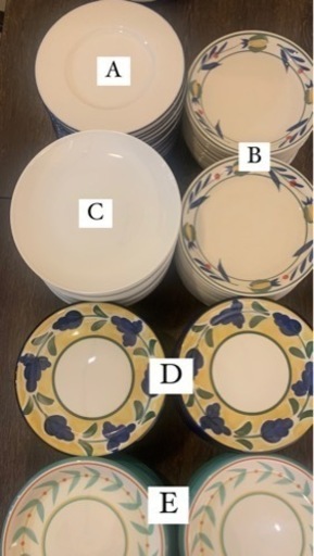 イタリアン調お皿　大量セット