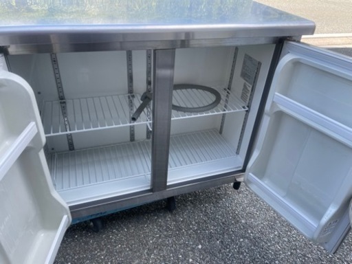 ■中古品 フクシマ業務用冷蔵庫 TMU-40RE2 2018年 170L 1200ｘ450ｘ800ｍｍ 動作問題なし■