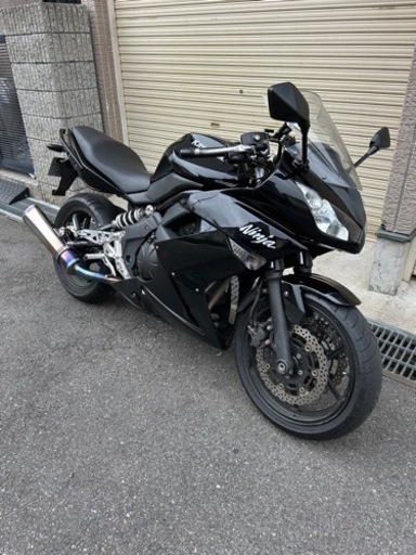 ＊NINJA400R.インジェクション、整備済、書類有、実働、車検残有、カスタム、ブラック、ニンジャ