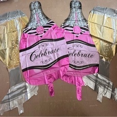新品　🍾BIGシャンパンバルーンセット