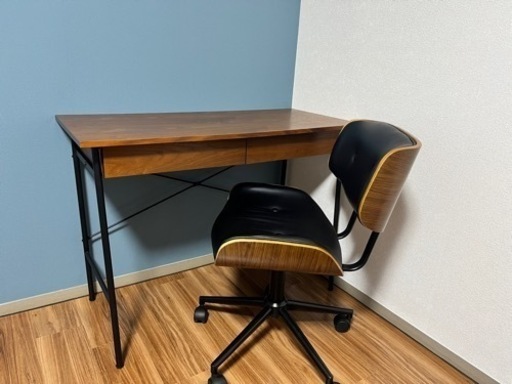 ウッドデスク　ウッドチェア