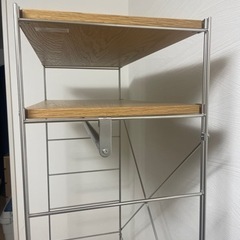 無印良品スチールユニットシェルフの画像