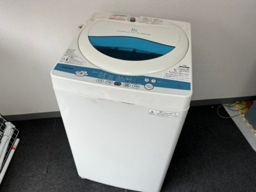 TOSHIBA 東芝 電気洗濯機 5.0kg AW-50GK 2012年製