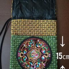 中国刺繍ショルダーバッグ_2つ (新品)の画像