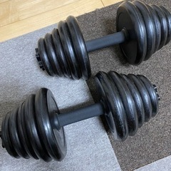 ダンベル20kg×2 10kg×2の画像