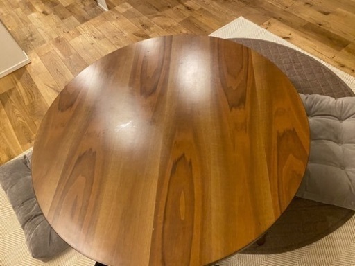 ニトリ　円形 こたつテーブル