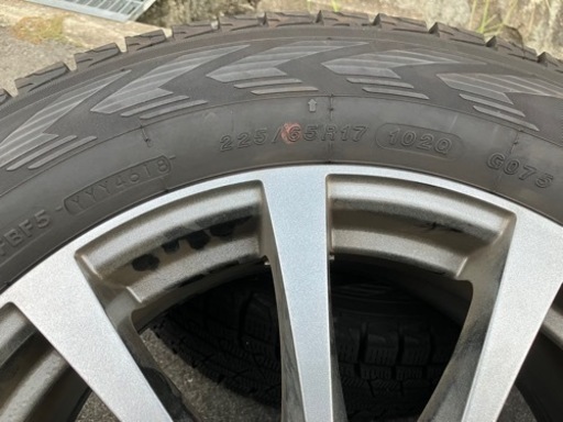 スタッドレスタイヤ　ヨコハマアイスガード GO75　225/65R17