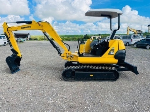 コマツPC20【現状】コマツPC20中古ミニ油圧ショベル ミニユンボ　下取りOK！