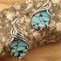 新品未開封未使用アクセサリー　ビンテージボヘミアン　ドロップイヤリングの画像