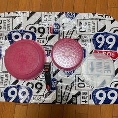 受付終了。ピンクの鍋とフライパンの画像