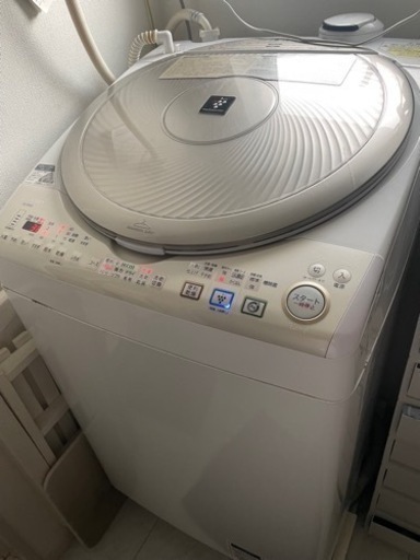 明日の9時まで延長【本日のお渡しがキャンセルになりました】SHARP 縦型洗濯機 乾燥付き ES-TX920-N