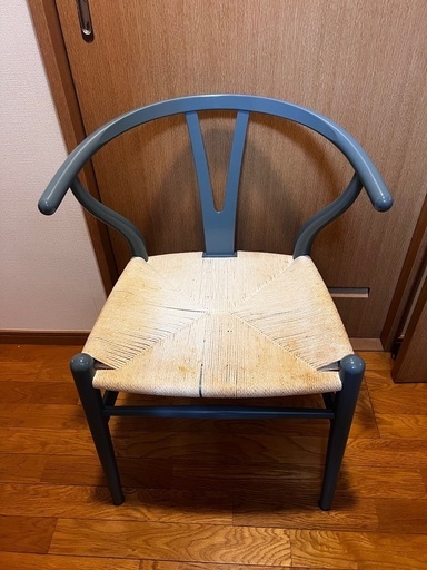 値下げ！正規品【複数割あり】ハンス J. ウェグナー　Yチェア(ブルー)