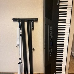 キーボード ピアノ スタンド、譜面台つき