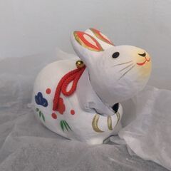 張り子　虎とウサギ