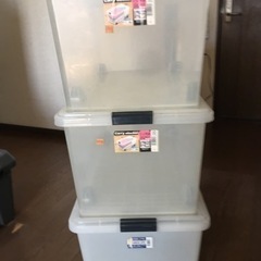 衣装ケース3個　押入れサイズ　仕分け用　保管用