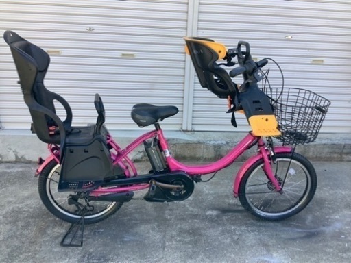 173 ヤマハ新機種電動アシスト自転車pas Babby20インチ　ピンクアルミボディー