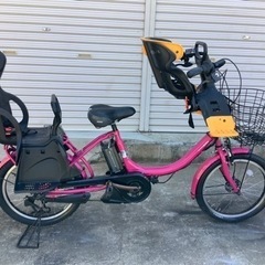 173 ヤマハ新機種電動アシスト自転車pas Babby20インチ ピンクアルミ