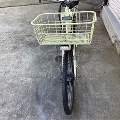 175 ブリヂストン最新機種電動アシスト自転車STEP Cruz26インチ アイボリー