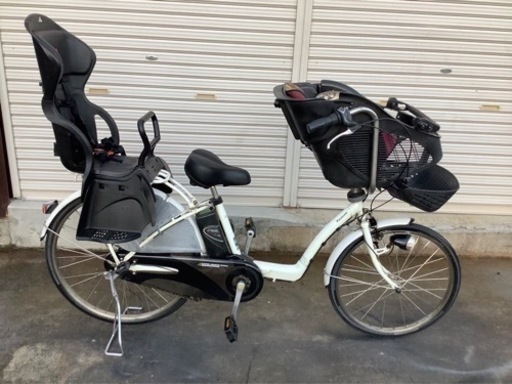 177 パナソニック新機種電動アシスト自転車gyutto22-26インチホワイトボディー