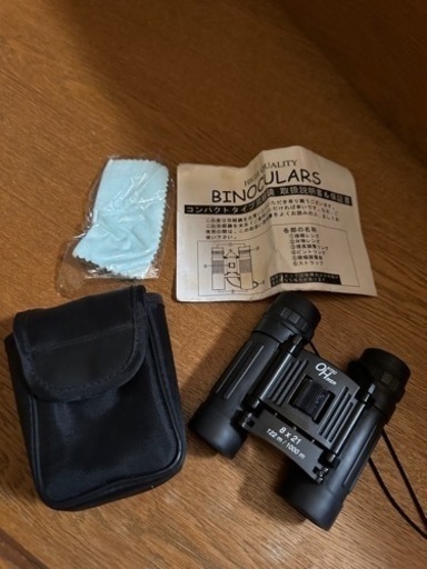 双眼鏡⭐︎これからのレジャーシーズンにストラップ、ケース、レンズ拭き、説明書付き