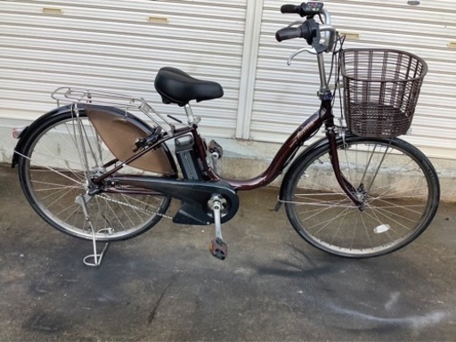 179 ブリヂストン新機種電動アシスト自転車assista26インチ　ブラウンアルミ