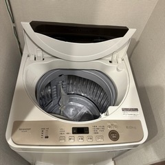シャープ SHARP ES-GE6E-T [全自動洗濯機 6.0kg ブラウン系]の画像