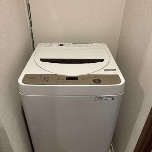 シャープ SHARP ストア ES-GE6E-T [全自動洗濯機 6.0kg ブラウン系 