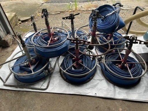 取り引き完了　農業用　エンジンポンプ➕ スプリンクラー 散水 灌水 水撒き