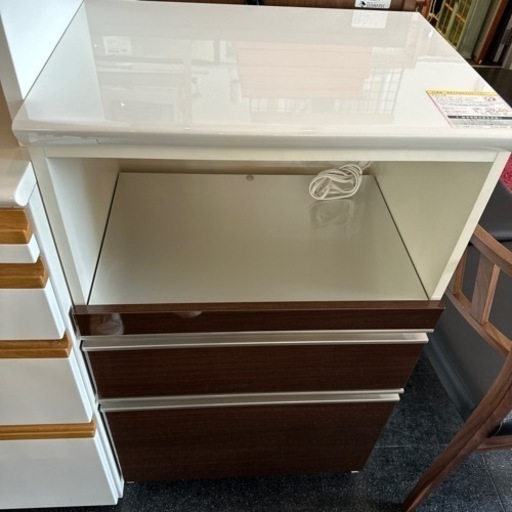 【お値下げしました】 パモウナ キッチンカウンター キッチンボード カウンター シンプル キッチン収納 コンパクト