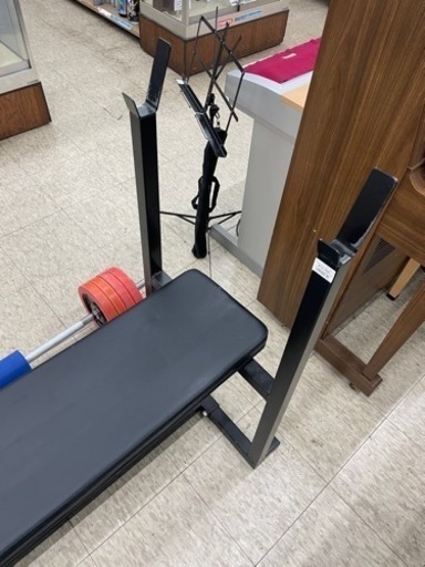ベンチプレス 台 シャフト プレート 40kg セット ※2400010098741