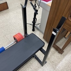 ベンチプレス 台 シャフト プレート 40kg セット ※2400010098741