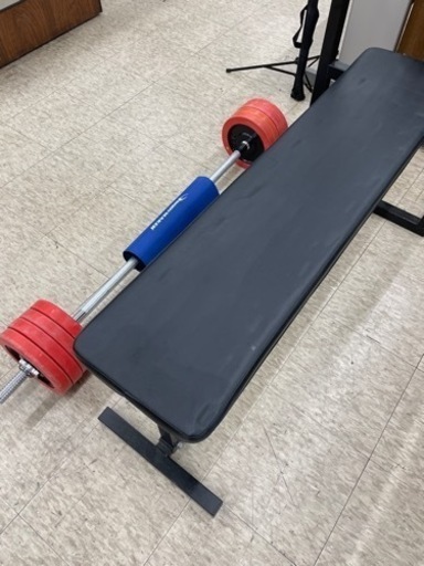 ベンチプレス 台 シャフト プレート 40kg セット ※2400010098741
