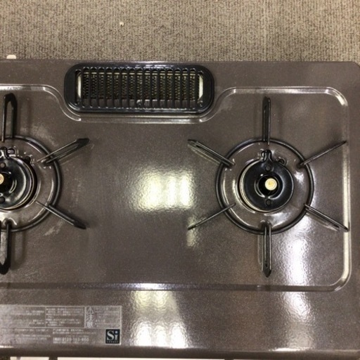 ガスコンロ パロマ IC-S807BHA-1L 2020年製 都市ガス 水無し ホース付き