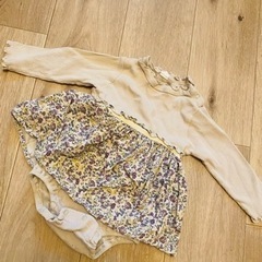 【3】cottoli ロンパース80