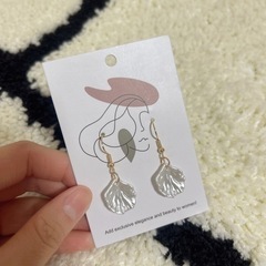 ハンドメイド　ビーズ　花びら　マーメイド貝殻の画像