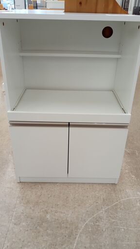 ★ジモティ割あり★ ニトリ レンジ台 白 H89×D39.5×W60 クリーニング済み TJ1857