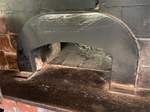手作り石窯用　鉄の窯蓋