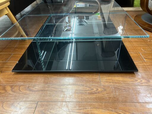 【参考価格44万円】Cassina IXC MEX ガラスセンターテーブル 強化ガラス仕様 カッシーナ ブランド家具 デザイナーズ家具
