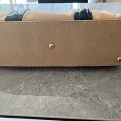 トリーバーチ　ハンドバッグ　ベージュの画像