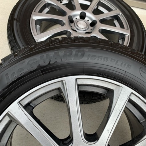 お話し中【美品】アルミホイール　スタッドレスタイヤ　215／60R17