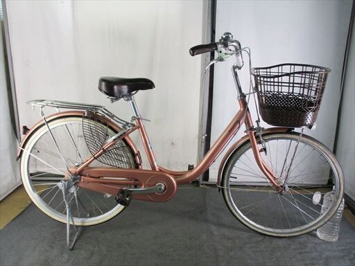 D859 ☆12000円☆整備済み 中古子供自転車 【22インチ パープル】