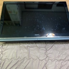 【無料でどうぞ】SONY 45型　液晶テレビ（ジャンク品）壁掛け部品も