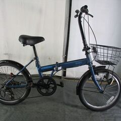 D20★　9500円★　折りたたみ中古自転車【20インチ　ブルー 】 D20☆ 9500円☆ 折りたたみ中古自転車【20インチ ブルー 】