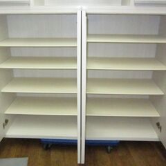 R509 国産 大型シューズボックス、下駄箱、39足収納可能、幅120cm Used