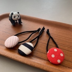 ヘアゴム3個セット柄バラバラ
