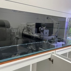 120cmスリム水槽  (120×30×40cm 130L) ＋水槽台セットの画像